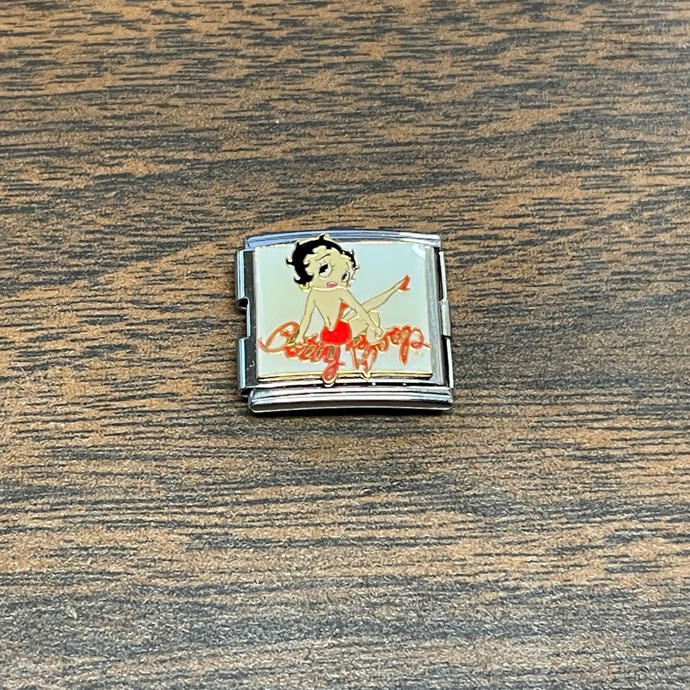 Betty Boop Licensed Casa D'oro 18mm Mega Link Italian Charm Charms Bracelet NEW